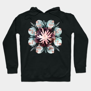 Magnolia Sage Moons Mandala Negative Painting Hoodie